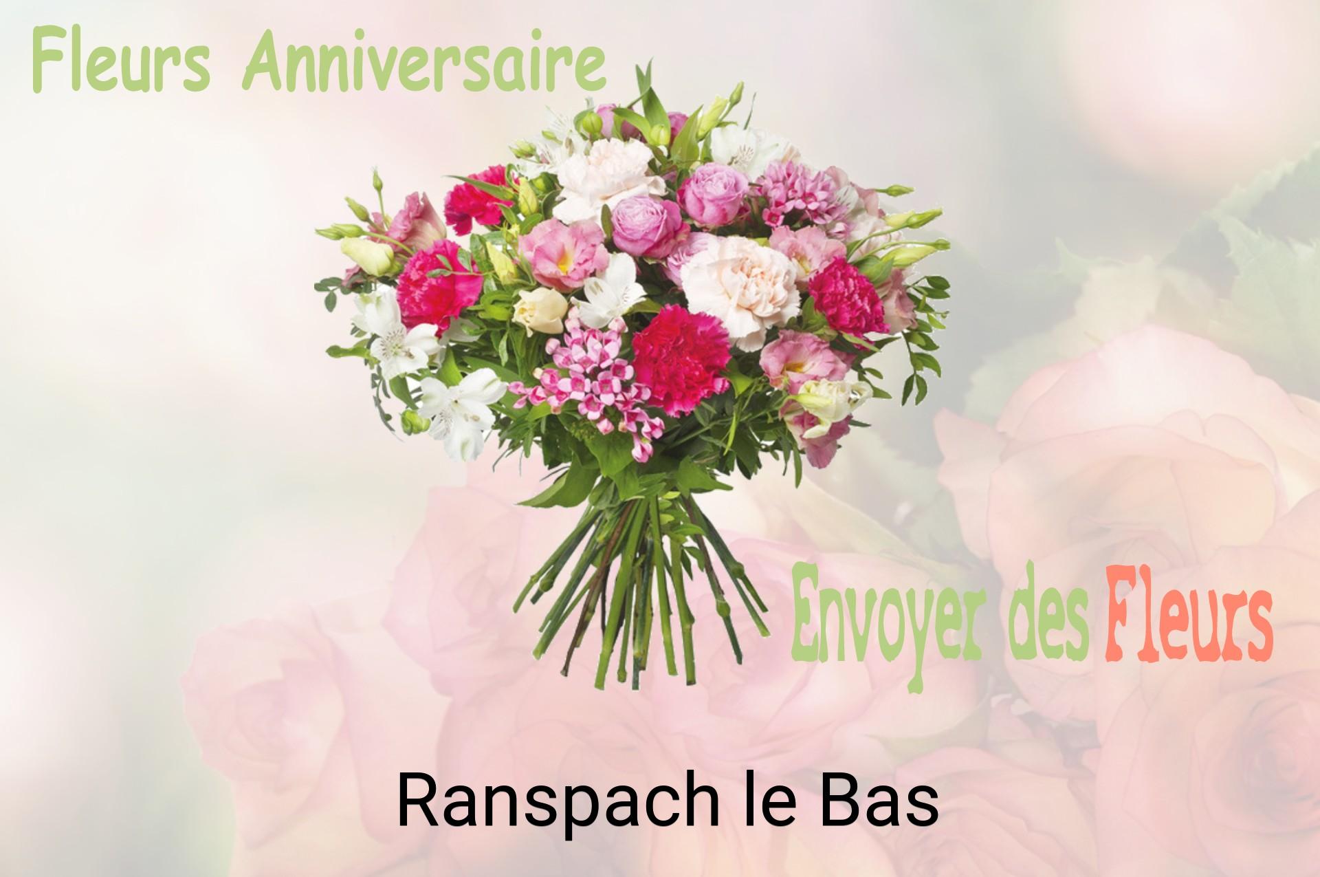 Bouquet de fleurs d’anniversaire livré à Ranspach-le-Bas