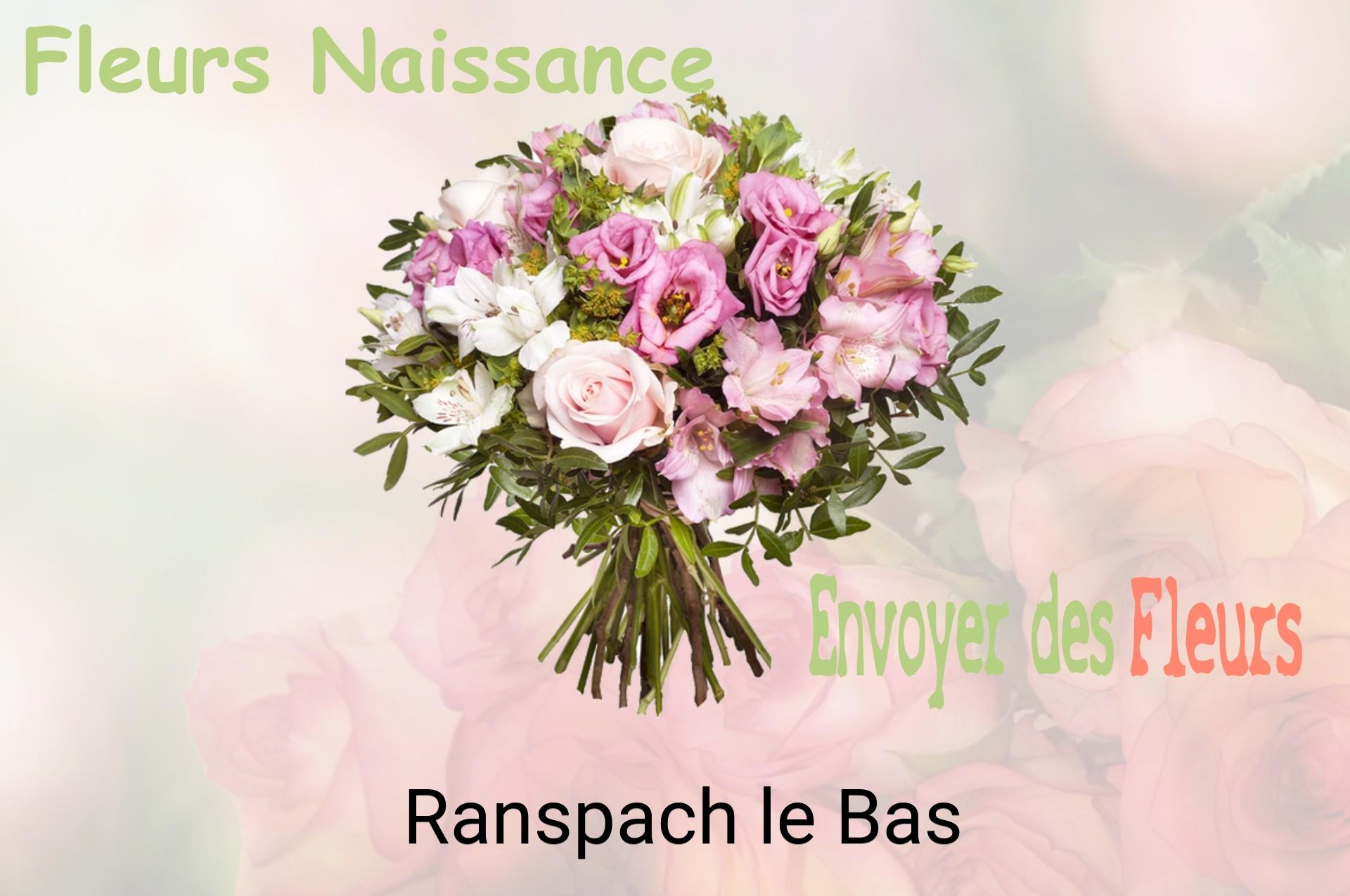 Bouquet de fleurs de naissance livré à Ranspach-le-Bas